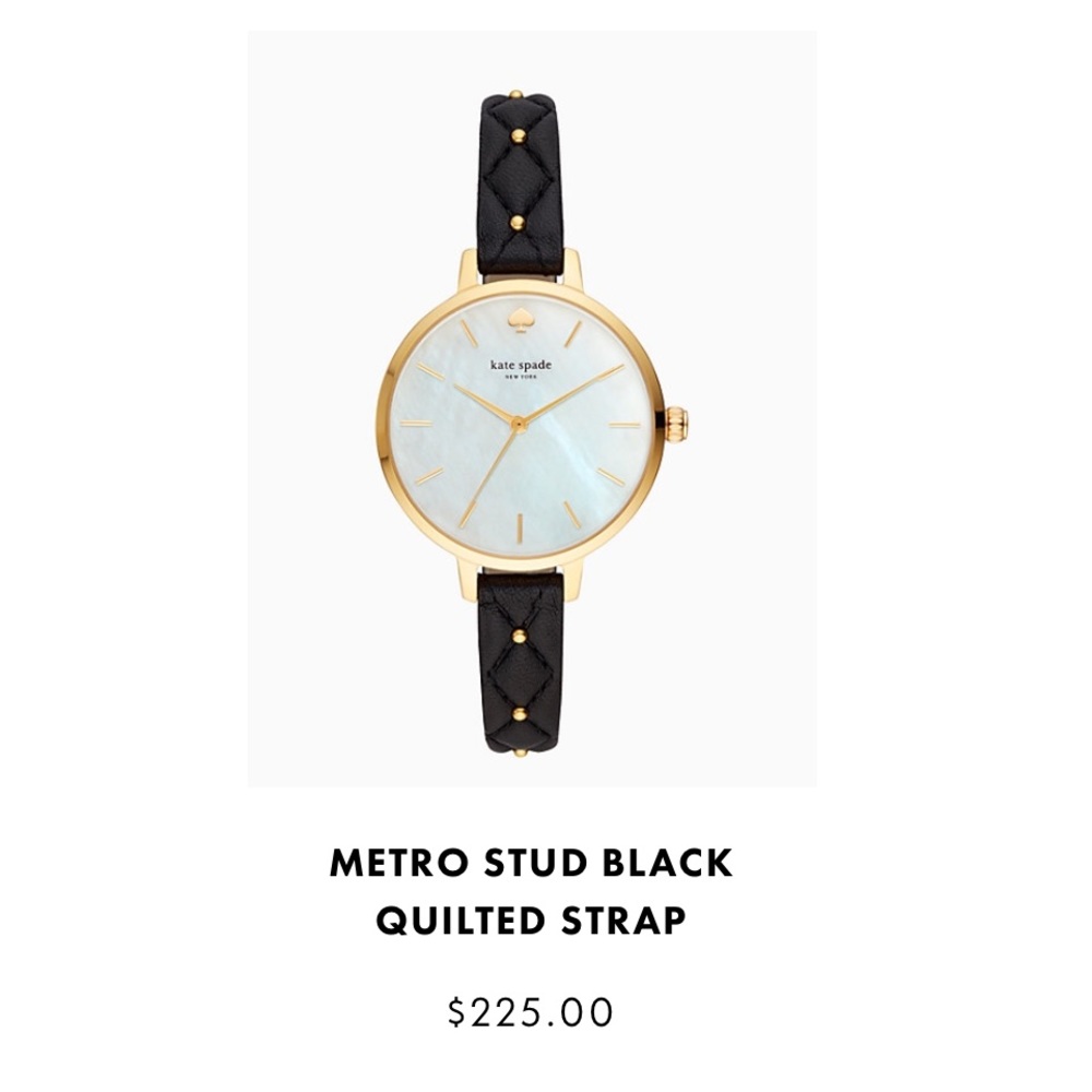 Kate Spade Metro Studded Watch